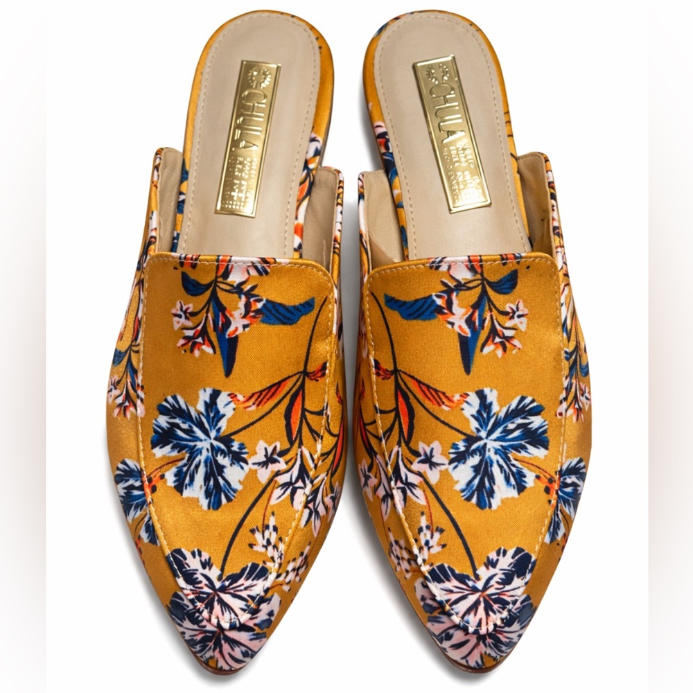 ✨ Chula Floral Mule Slides – Tropical Print ✨Size 6